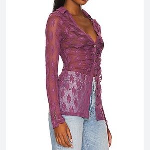 Free people sheer top